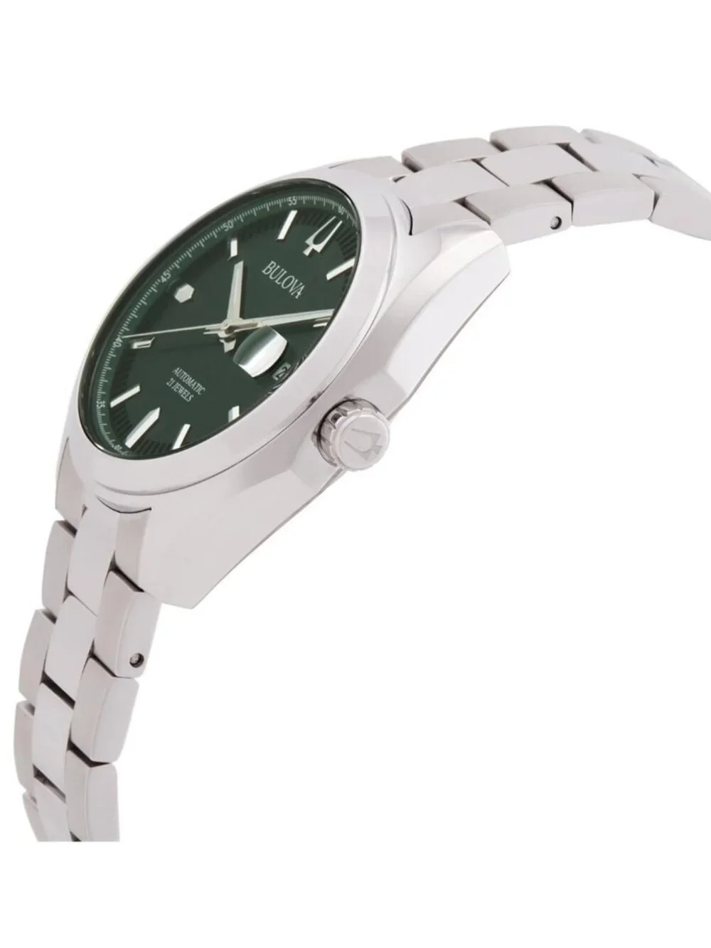 NWT Bulova Surveyor Automatic Green Dial Men's Watch